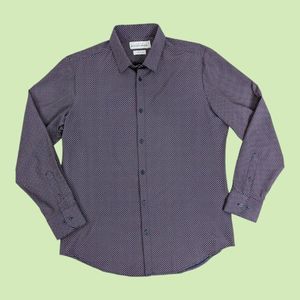 Mizzen+Main Leeward X-Large Trim Fit LS Button Up Shirt Geometric‎ Men